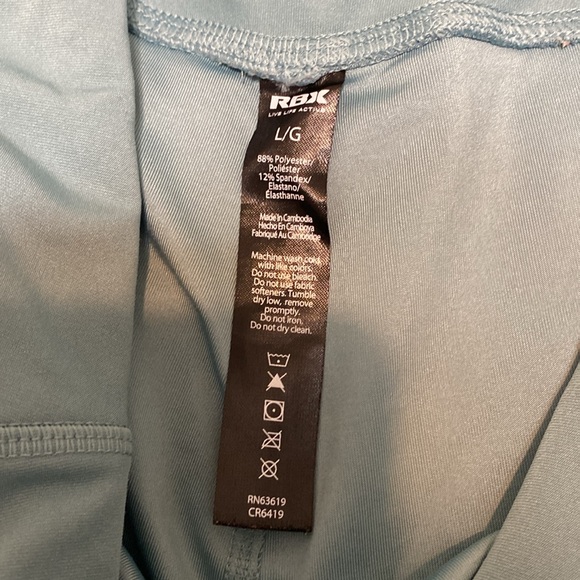 Mint Workout Leggings- Criss Cross style LG - Picture 5 of 6